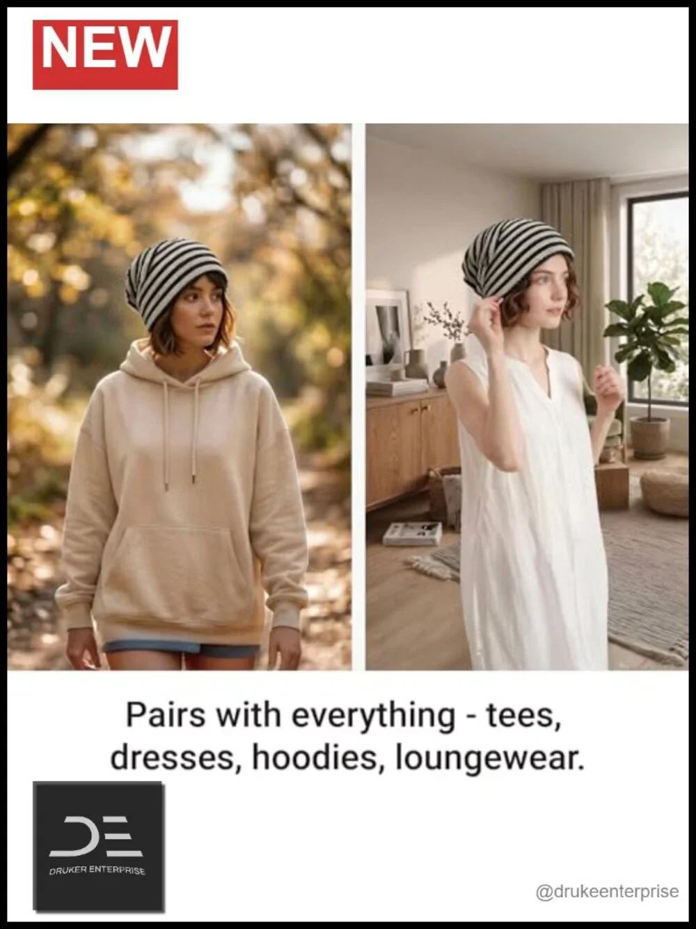 Summer Slouchy Beanie for Women Relaxed Knit Skull Cap Daily Styling